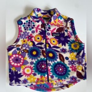 Patagonia Floral Synchilla Fleece Vest (18M)